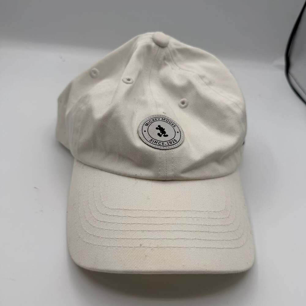 Disney Mickey Mouse Since 1928 White Baseball Cap